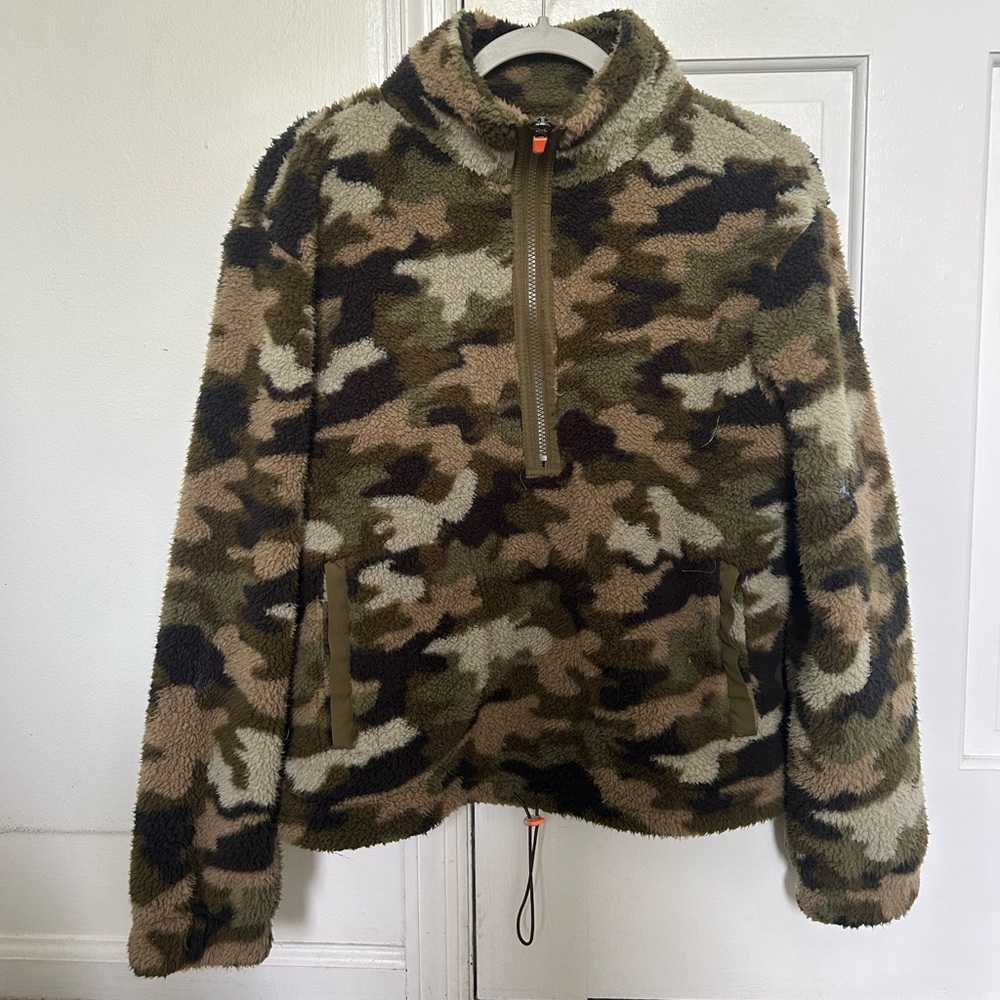 No Boundaries Camouflage Fleece Jacket